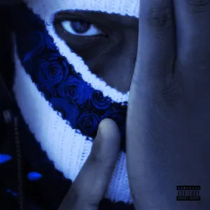 De rosé achter het masker